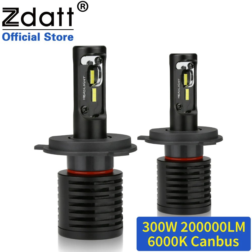 

Беспроводные автомобильные лампы H7 Led H4 H1 H8 H11 9005 HB3 9006 HB4 Canbus 300W 200000LM 6500K 12V Turbo Auto Lamps h7led 2 шт.