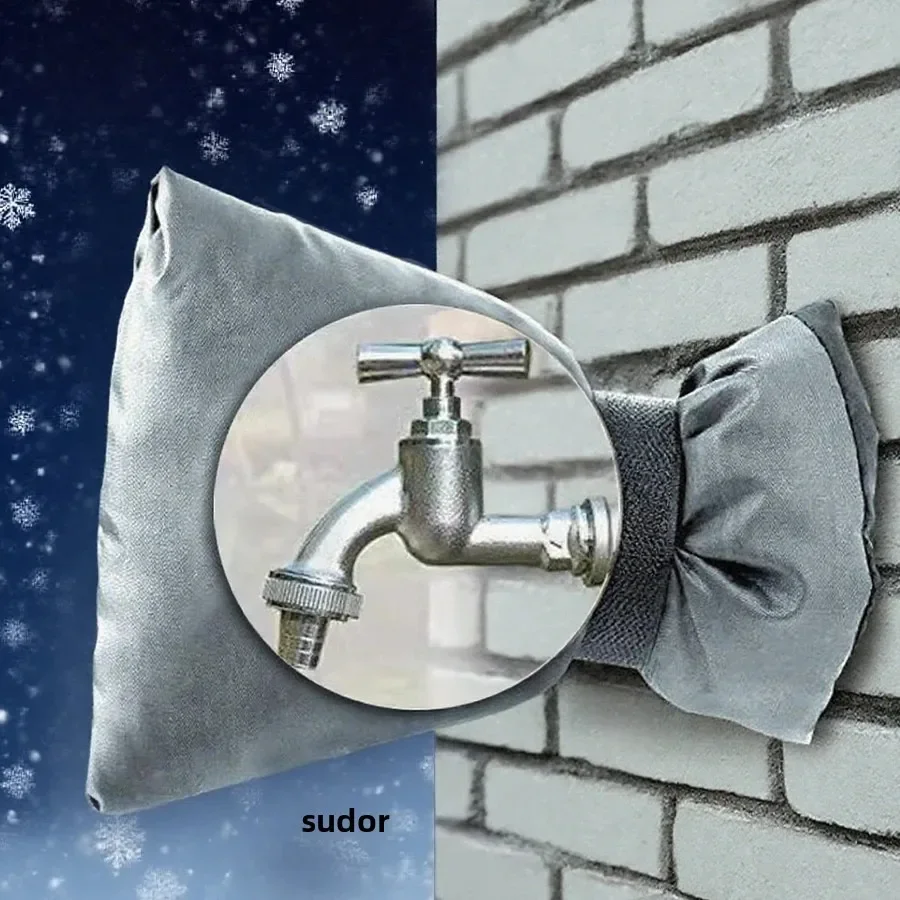 

1Pc Outdoor Faucet Cover, Winter Freeze Protection Insulation for Water Taps, Garden Faucet Protector
