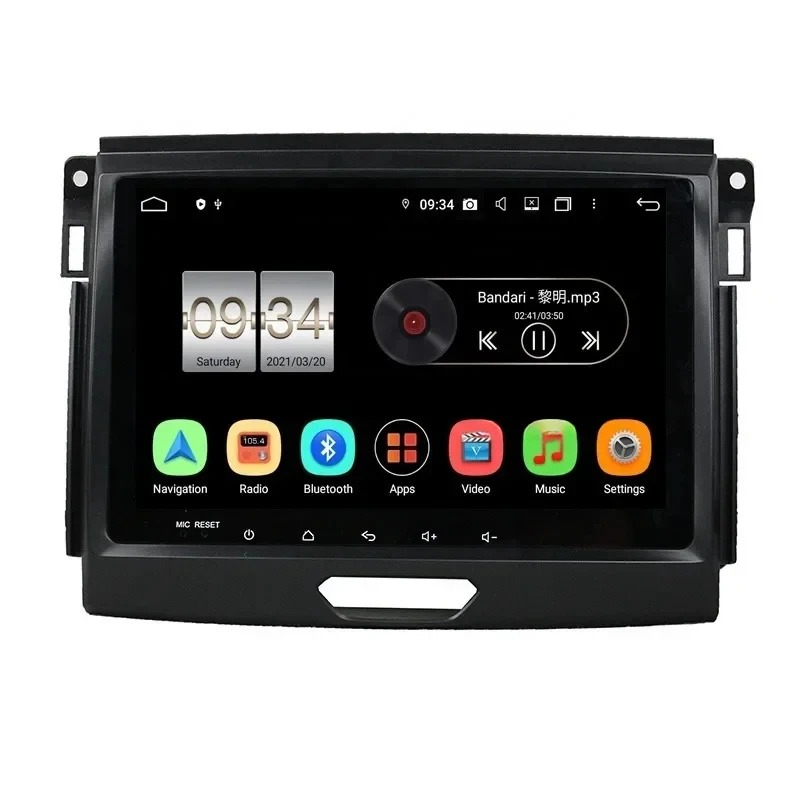 9'' 11 Car Multimedia Player Ranger 2015-2020 Stereo Radio With Carplay Android Auto