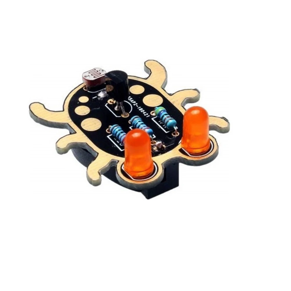 Weevils Eye Electronic DIY Kits Photosensitivity Eyes Kit Photosensitive LED Light Beginner Learn Electrical Fun Kit