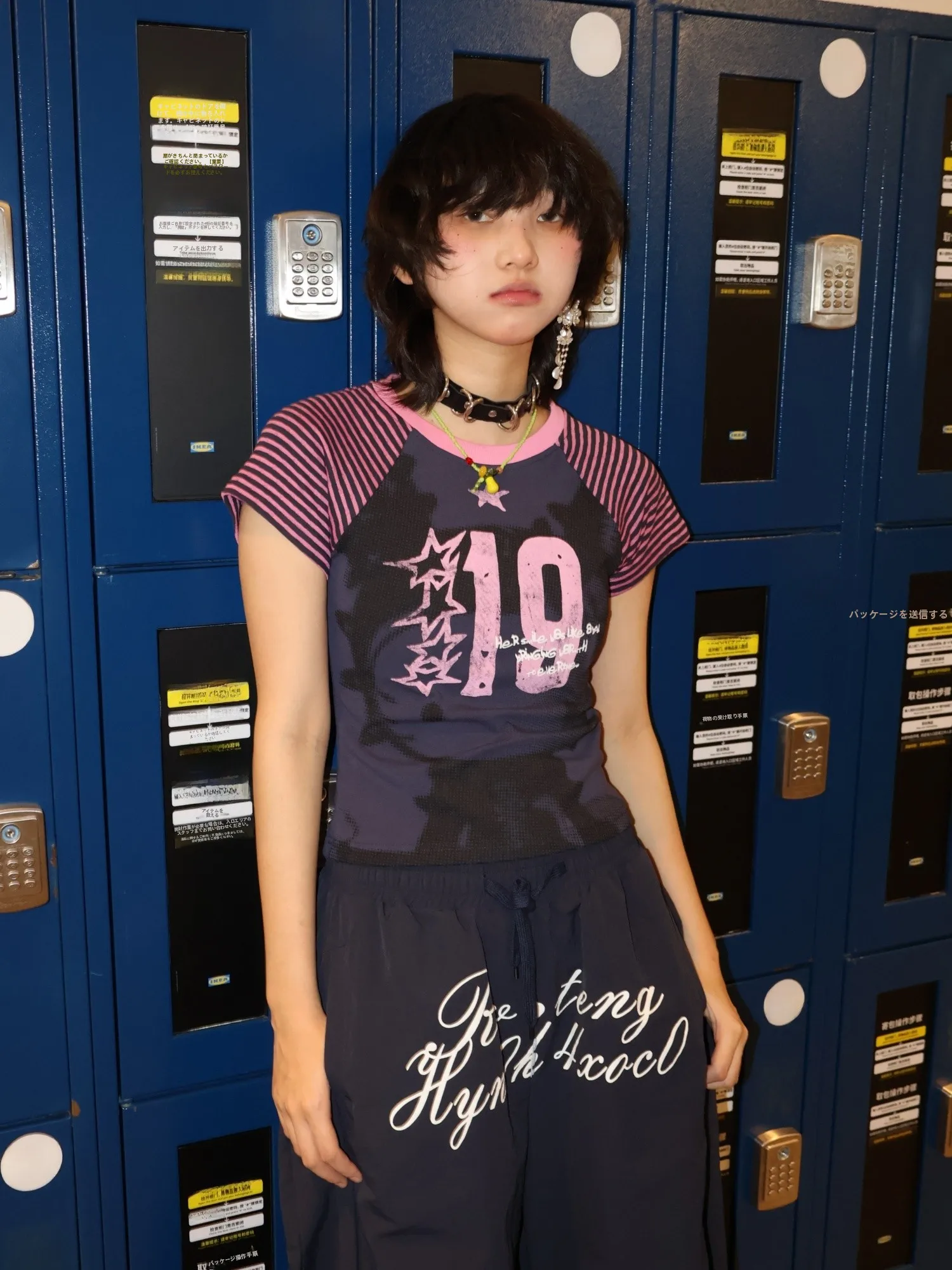 

Женская футболка Spor Sle ort Sve с круглым вырезом, цифровым принтом, полосками и цветовыми блоками, в стиле Spicy Girl, персонализированный топ