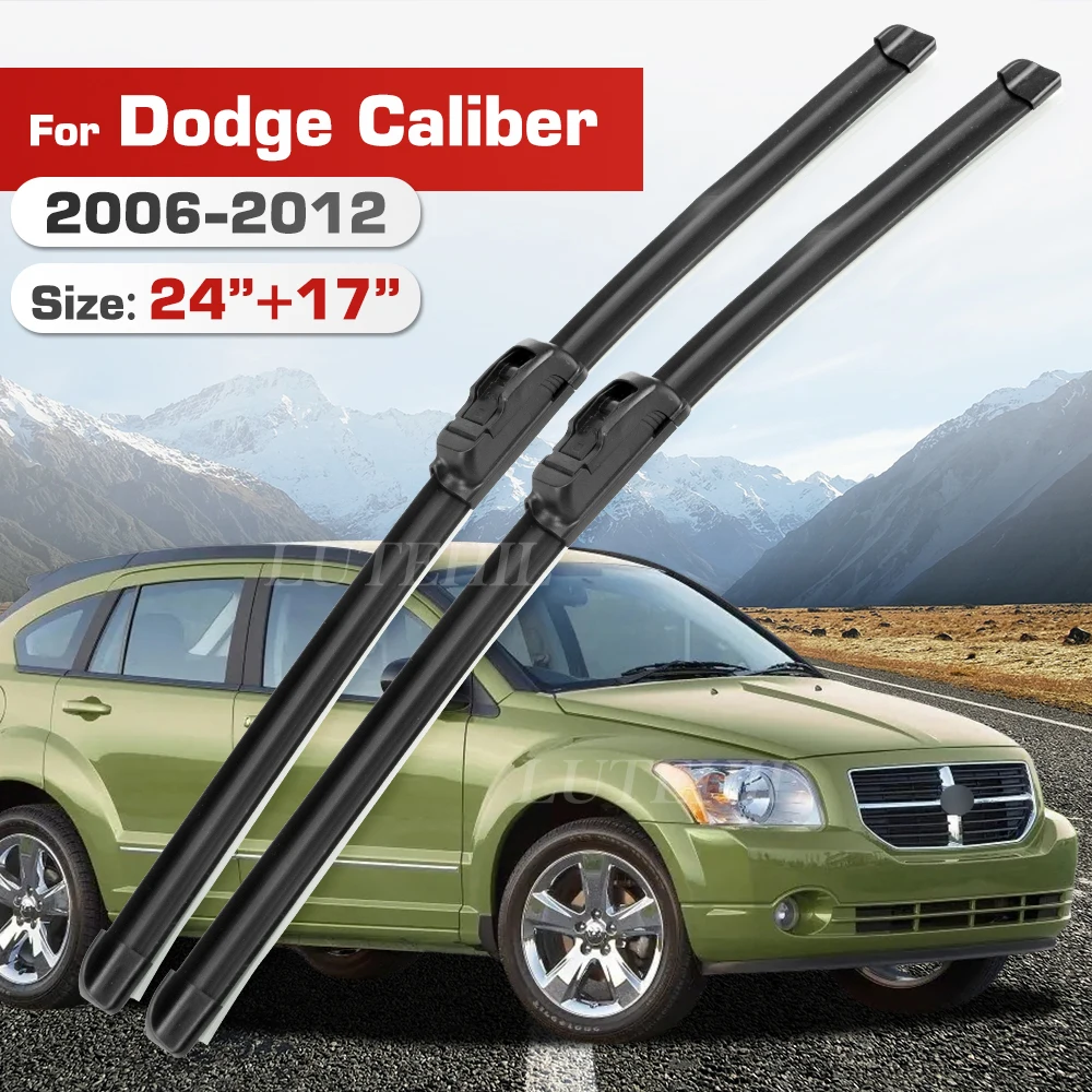 

Стеклоочиститель для Dodge Caliber 2006-2012 2007 2008 2009 2010 2011, передние щетки, лобовое стекло, щетка для лобового стекла 24 "+ 17"