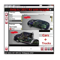 2024 Hot Sale for Delphis 2017 R3 with Keygen forDS150E for Delphis Diagnostic Bluetooth VCI vd obd2 Scanner For Cars and Trucks