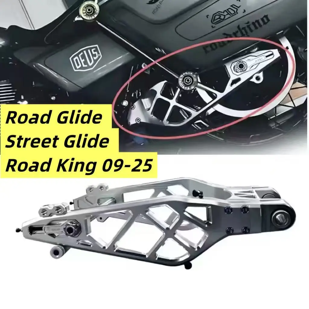 Motorcycle Aluminum Swing Arm Rear Fork for Harley Touring Road Glide Street Glide Road King 2009-2025 CVO Street Glide Ultra ST