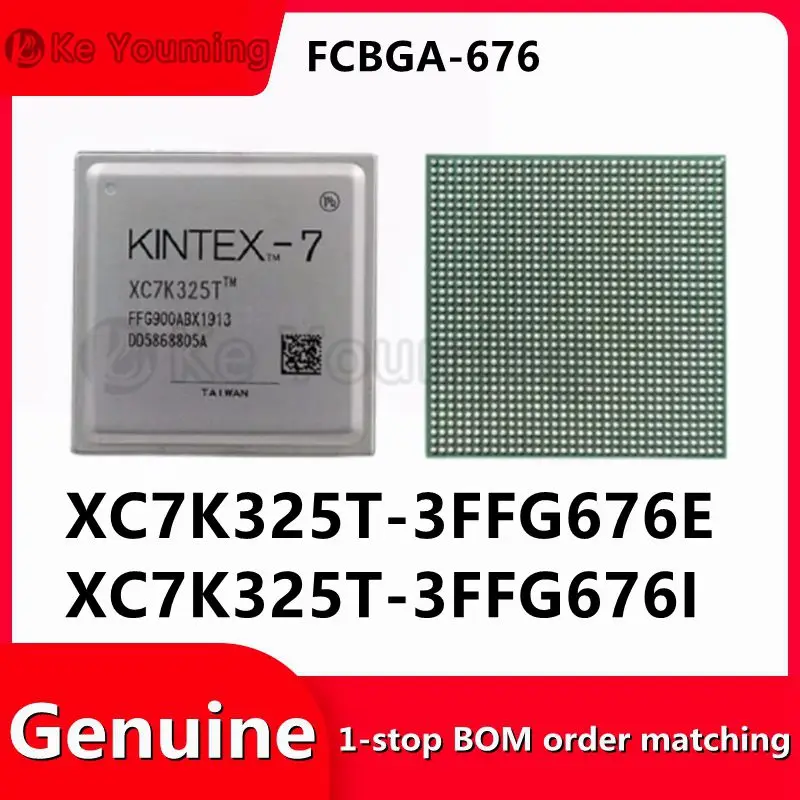 Integrated Circuit IC, XC7K325T-3FFG676E, XC7K325T-3FFG676I, FCBGA-676, FPGA - Field Programmable Gate Array, 1Pc