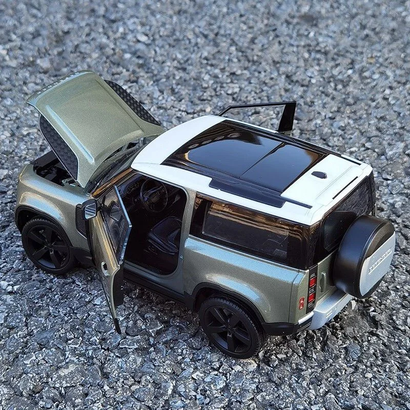 Welly 1:26 2020 Land Rover Defender 90 Alloy Car Model Diecasts Metal Toy Off-road Vehicles Car Model Simulation Childrens Gifts