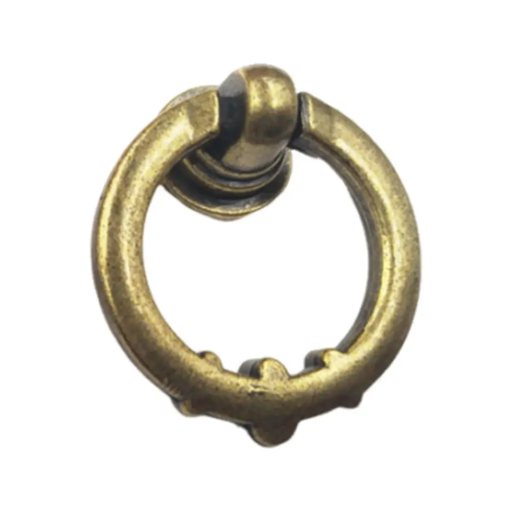 

Ручка-кнопка из бронзового сплава для выдвижных ящиков, винтажный стиль, для шкафов и раздвижных дверей