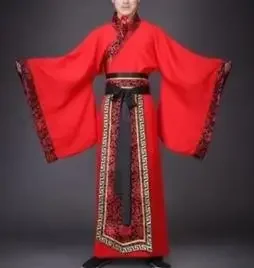 Chinese Traditional Man Hanfu Dress cosplay  Oriental Ancient Performance Stage Folk Dance Costumes Han Dynasty Cosplay Robes