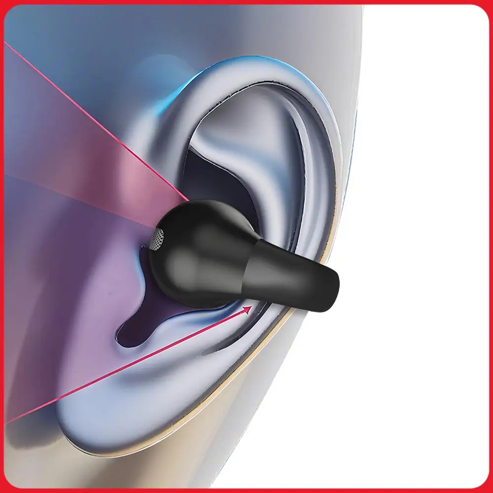 BT 5.4 Wireless Mini Single Earbud IPX5 Waterproof BT Sports Headphones Small HiFi Headphone for Smart Phones PC TV Audiobook