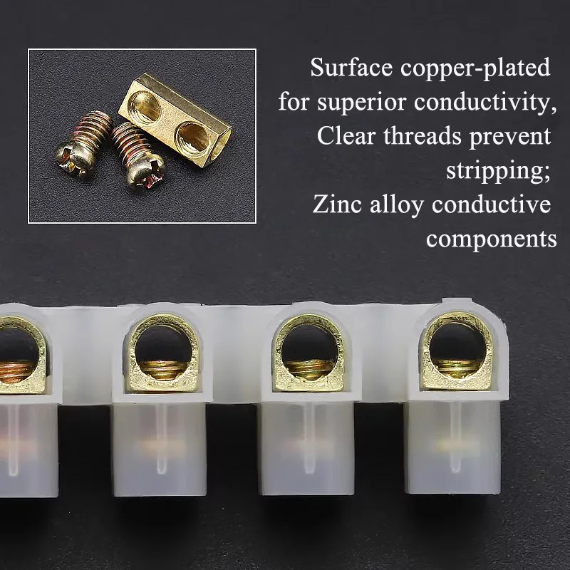 X3 Terminal Block 5A/10A/20A/30A/60A High-Power Copper Terminal Nylon Wire Connector Flame Retardant Shell Premium And Durable