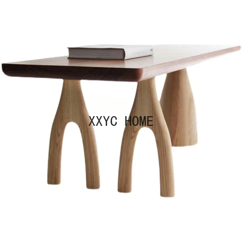 

Silent Style Solid Wood Dining Table Computer Desk Bedroom Simple Desk Home Desk