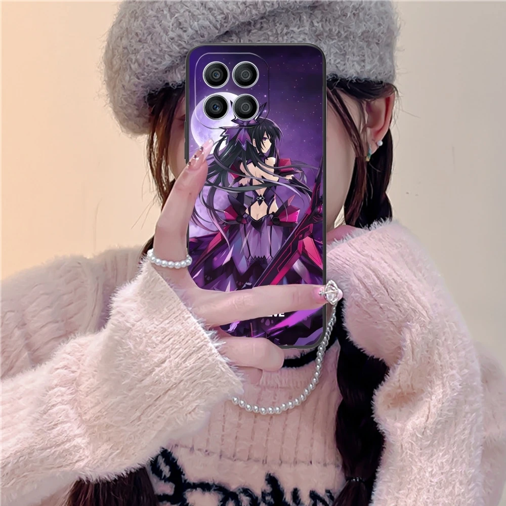 DAL Tohka Yatogami Mobile Cell Phone Case for Huawei Honor 90 80 70 60 50 30 20 10 9 8 7 Pro S SE Lite 5G Black Cover Shell