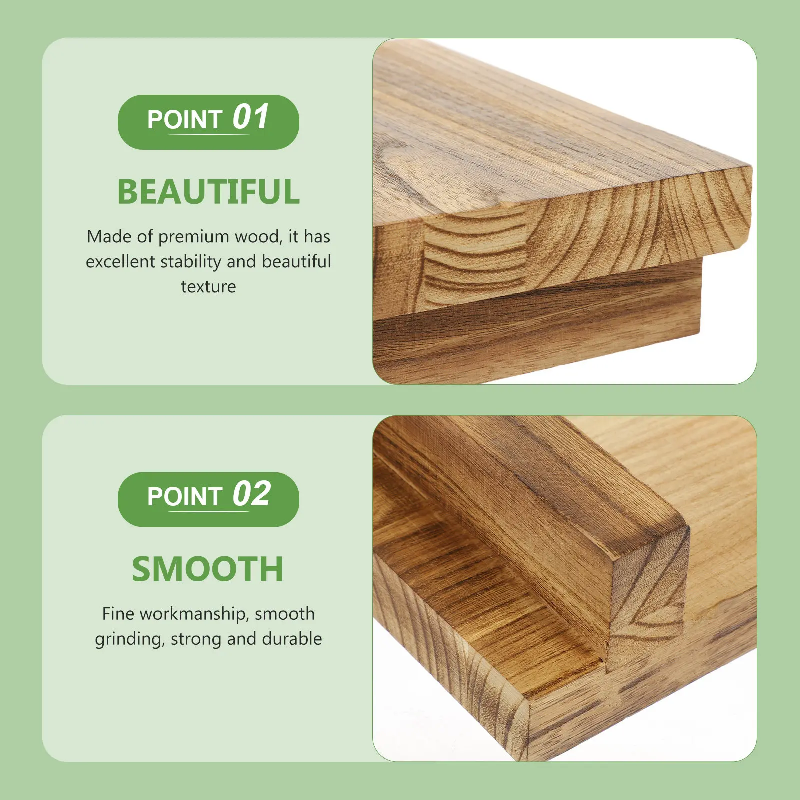 

Wooden Desktop Storage Rack Small Wood Stool Home Decor Plant Stand Suitable for Indoor Balcony Flowerpot Holder Retro Style