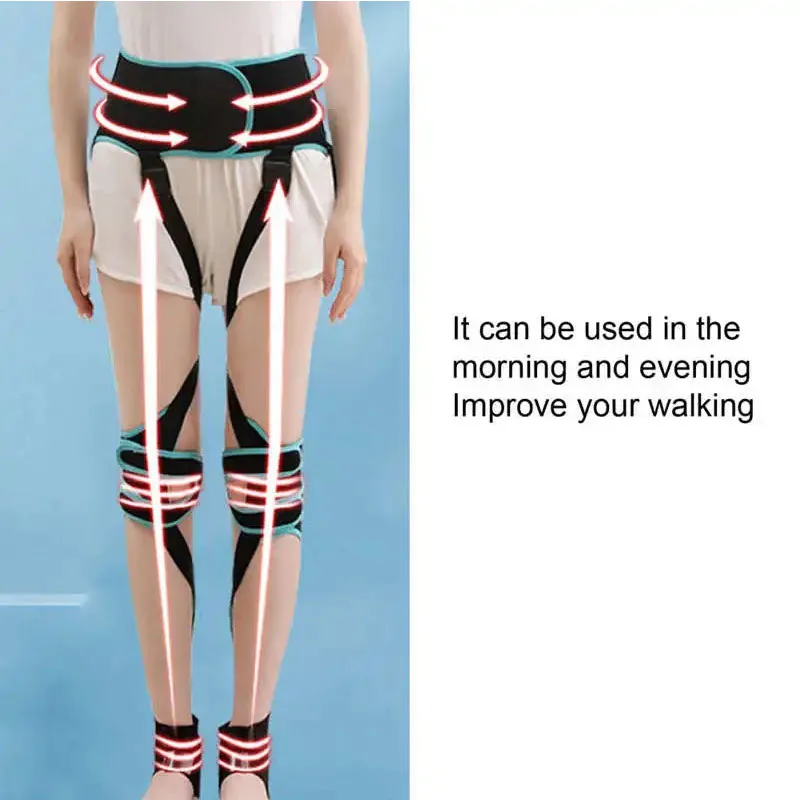 S size Leg Corrector Belt Strap-High Elasticity Straighten Beauty-O/X Type Leg Correction Bandage-for Child Leg Corrector Band