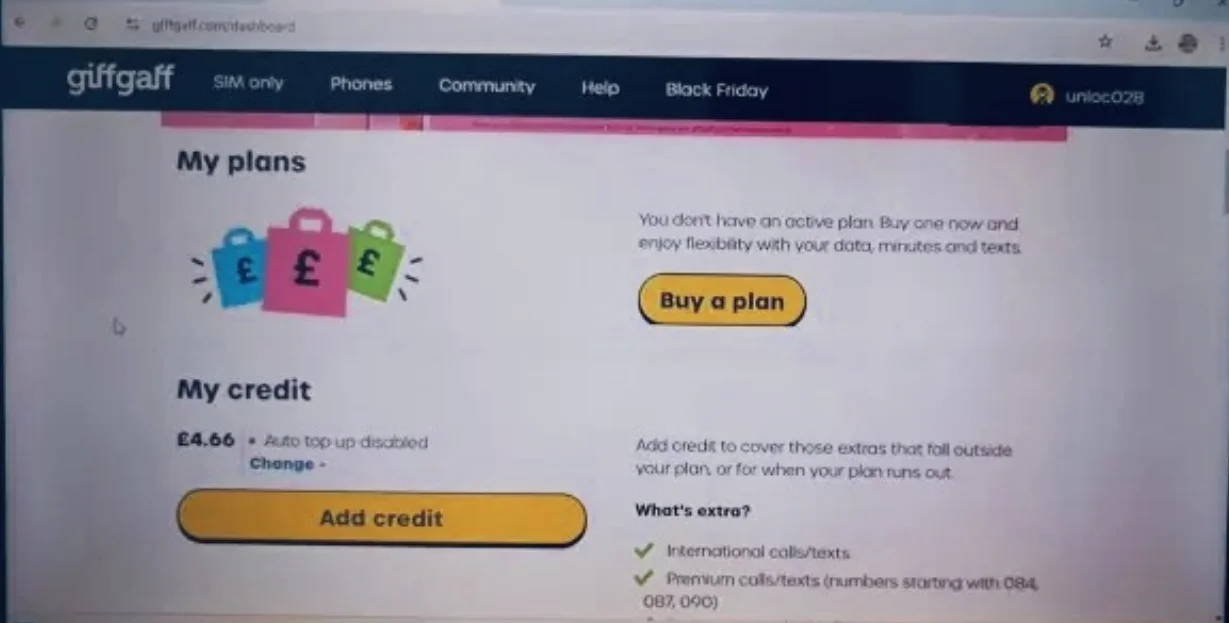 Giffgaff-Carte d'enregistrement SMS Europe, carte sim UK, Cristal de la période de validité de 180 jours pour chaque consommation, numéro de téléphone UK