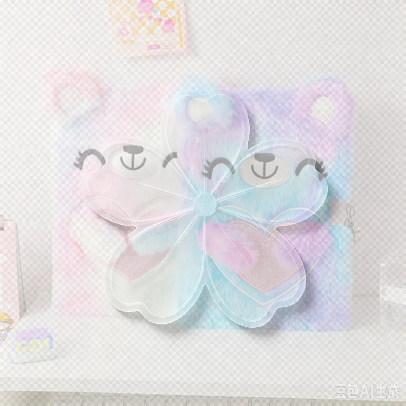 Cute Bear Notebook With Lock Kawaii Diary A5 Agenda Planner Organizer Wonderful Plush Note Book School Sketchbook