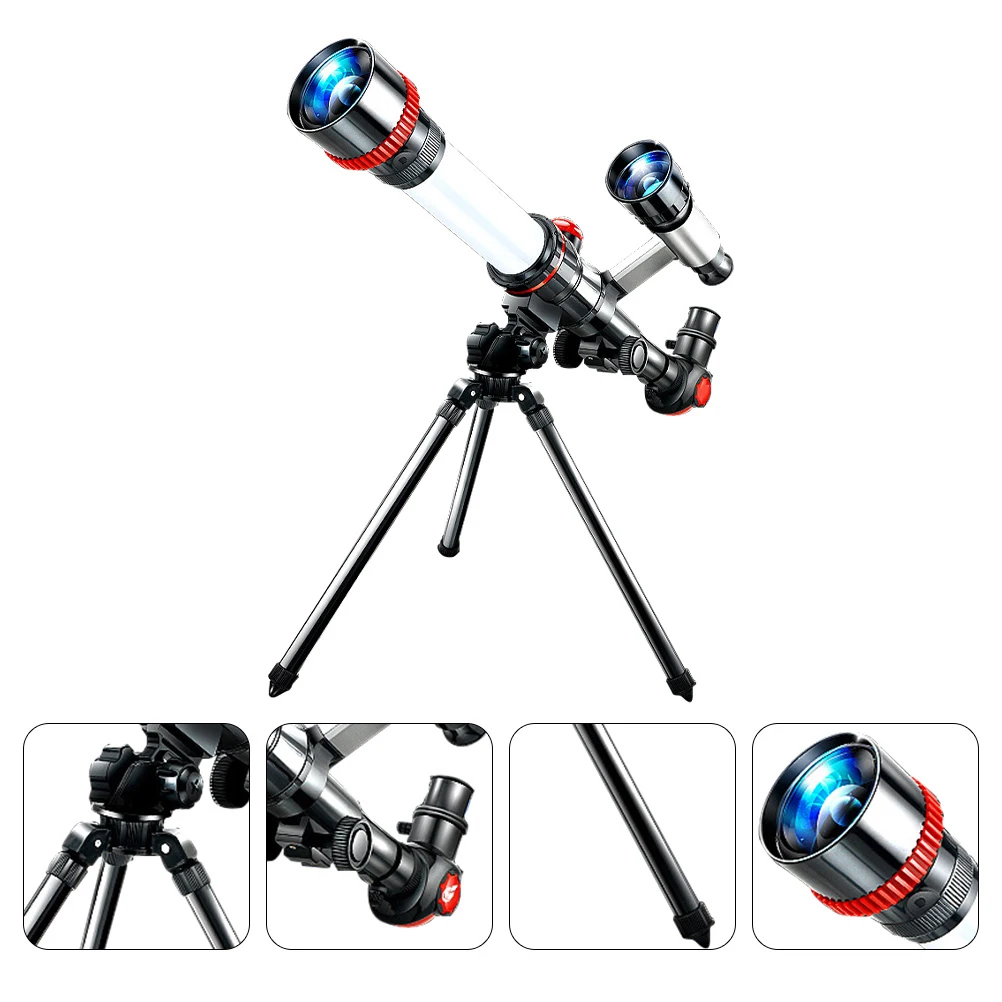 

High-definition Telescope Toys for Toddlers Kids Training Aid Red Preschool