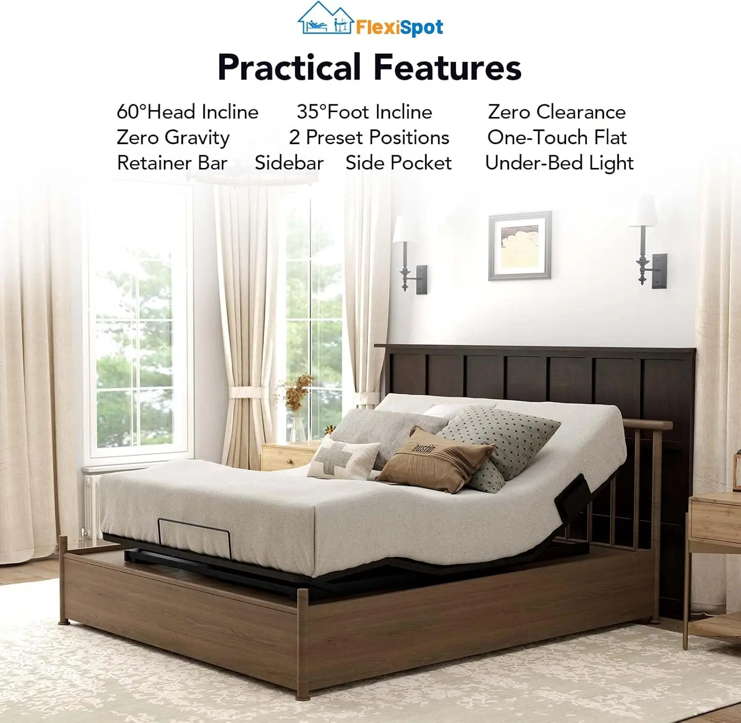 Adjustable Bed Frame Base, Twin XL, Wireless, 5 Minutes Quick Assembly, Zero Clearance, Zero Gravity, Whisper Quiet