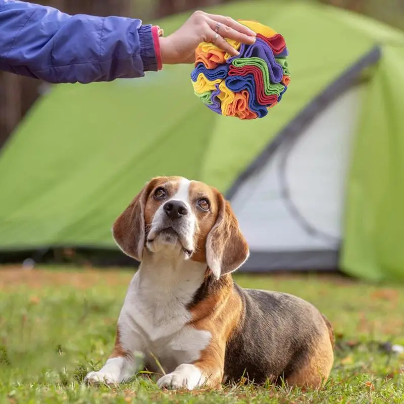 Sniff Mat For Dogs Pet Snuffle Ball For Dogs Dog Feeding Mat Dog Interactive Toys Food Mat Encourages Foraging Skills For