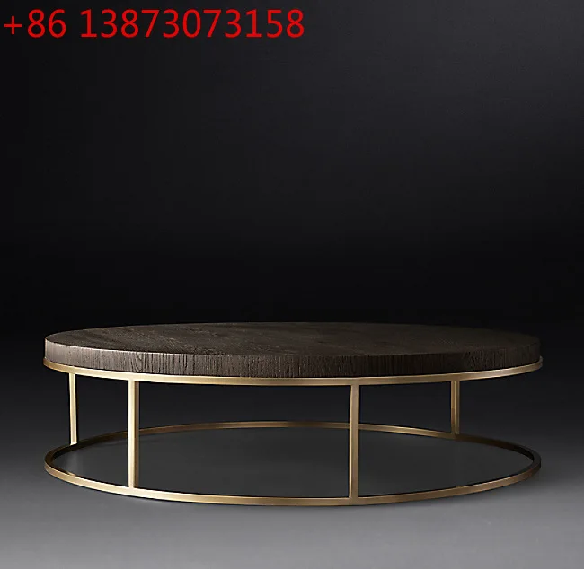 

Итальянский светлый роскошный журнальный столик из цельного дерева, скандинавский минималистичный журнальный столик для виллы, чайный столик в стиле американского кантри в стиле ретро