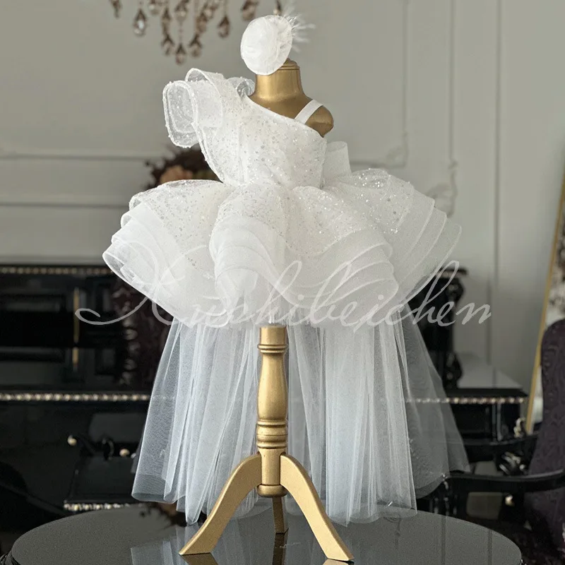 

Toddler Baby Girl Cow Birthday Outfit Boho Backless Tutu Dress with Headband Cake Smash Photo Shoot