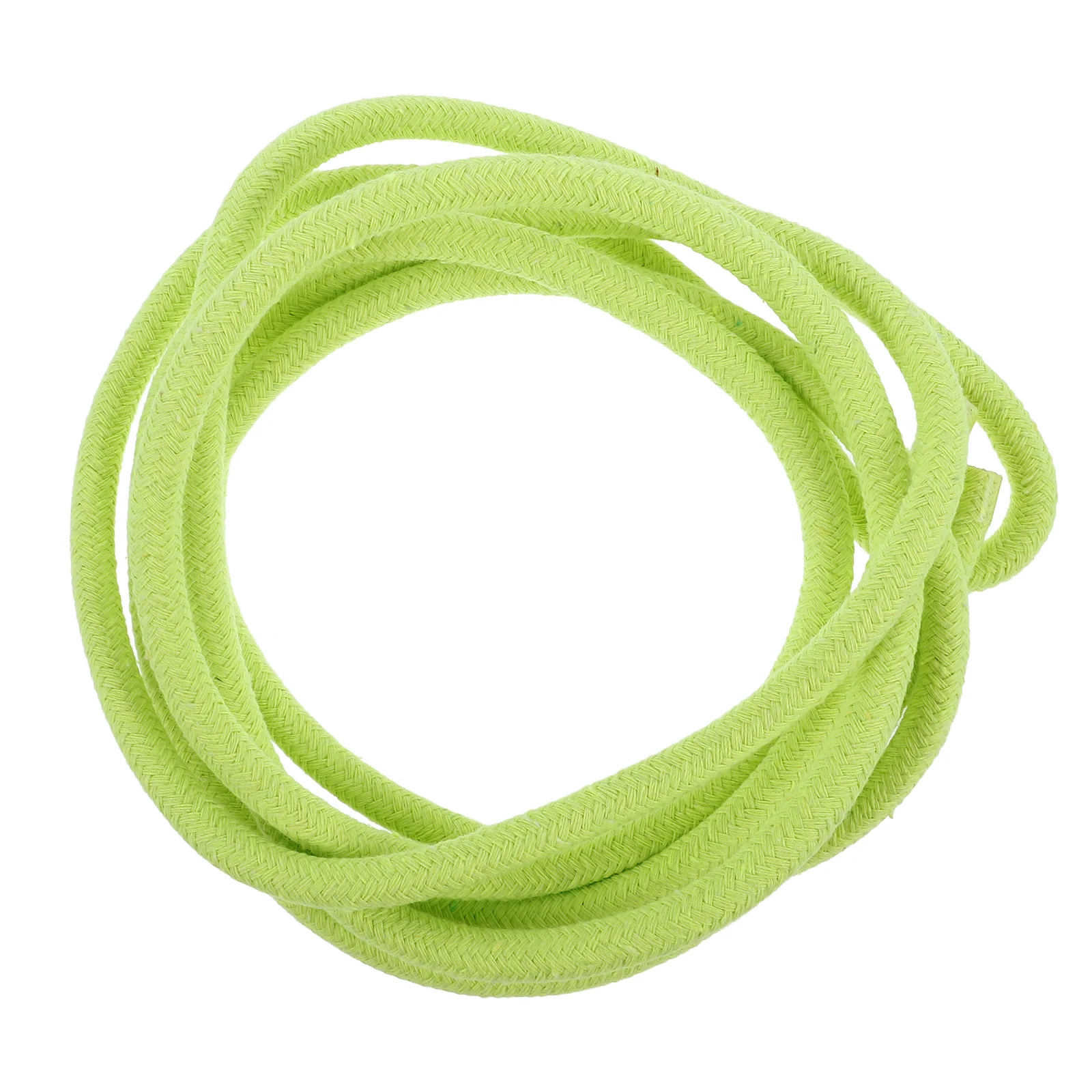 

GOOHOCHY Cordless Jump Rope for Training Cotton Linen Sport Rope Green Lightweight Exercise Equipment
