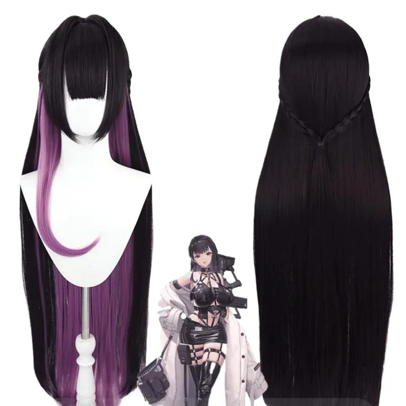 qq28LQNIKKE 勝利の女神ミハラコスプレウィッグロングストレート女性耐熱人工毛