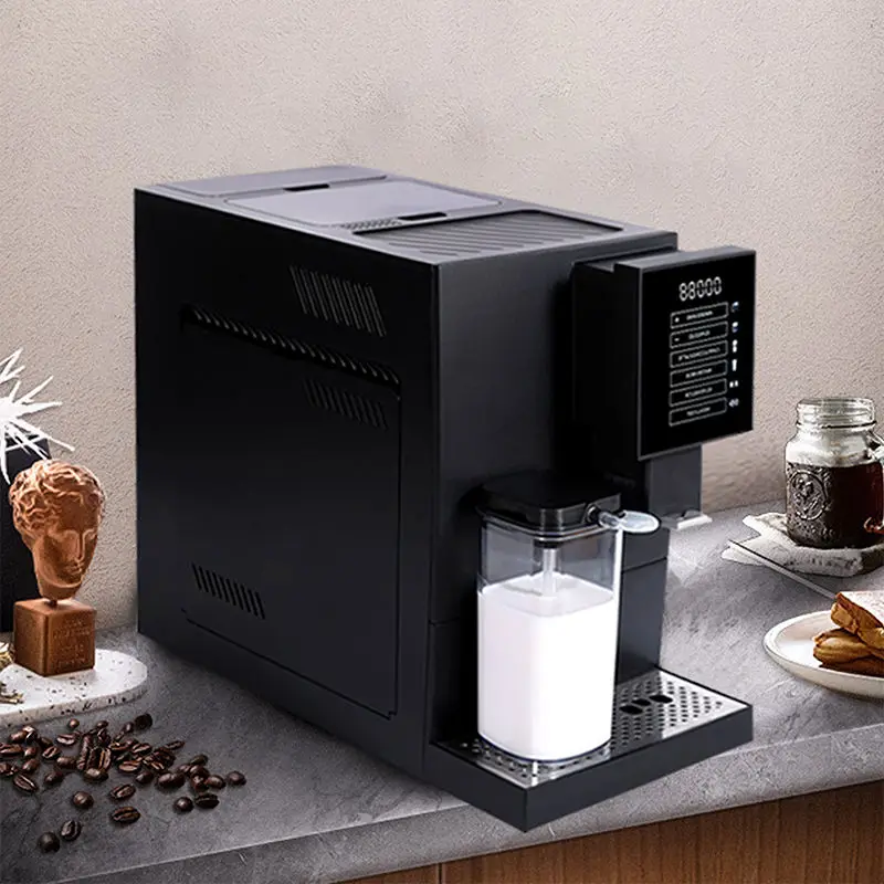 Full Touch Visual Screen Electric Intelligent Italian Coffee Machine, Fully Automatic Commercial and Household Espresso Machine