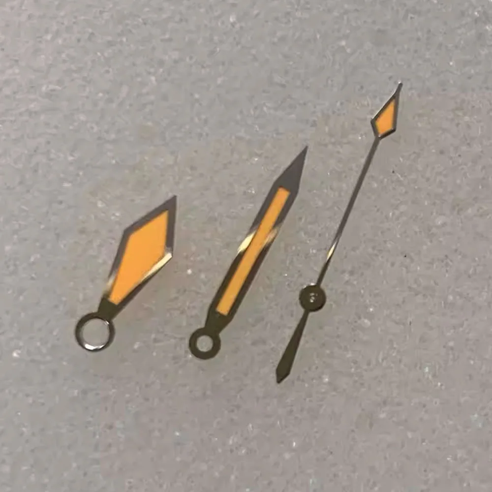 

Watch Hands Green Luminous Hands NH35, For NH35 NH36 Movement Wristwatch Orange Pointer 8.5mm 12mm 12.5mm 3Pins Needles