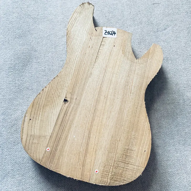 EB274 Raw Materials of Solid Wood Sample Order Unfinished Electric Bass Body DIY Parts Custom OEM Order Solid ASH