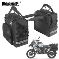 Rhinowalk-Bolsa lateral para motocicleta, impermeable, 25L-32L, alforja para sillín expandible, cubo 3D de liberación rápida, bolsa de almacenamiento para motocicleta, 1 ud.
