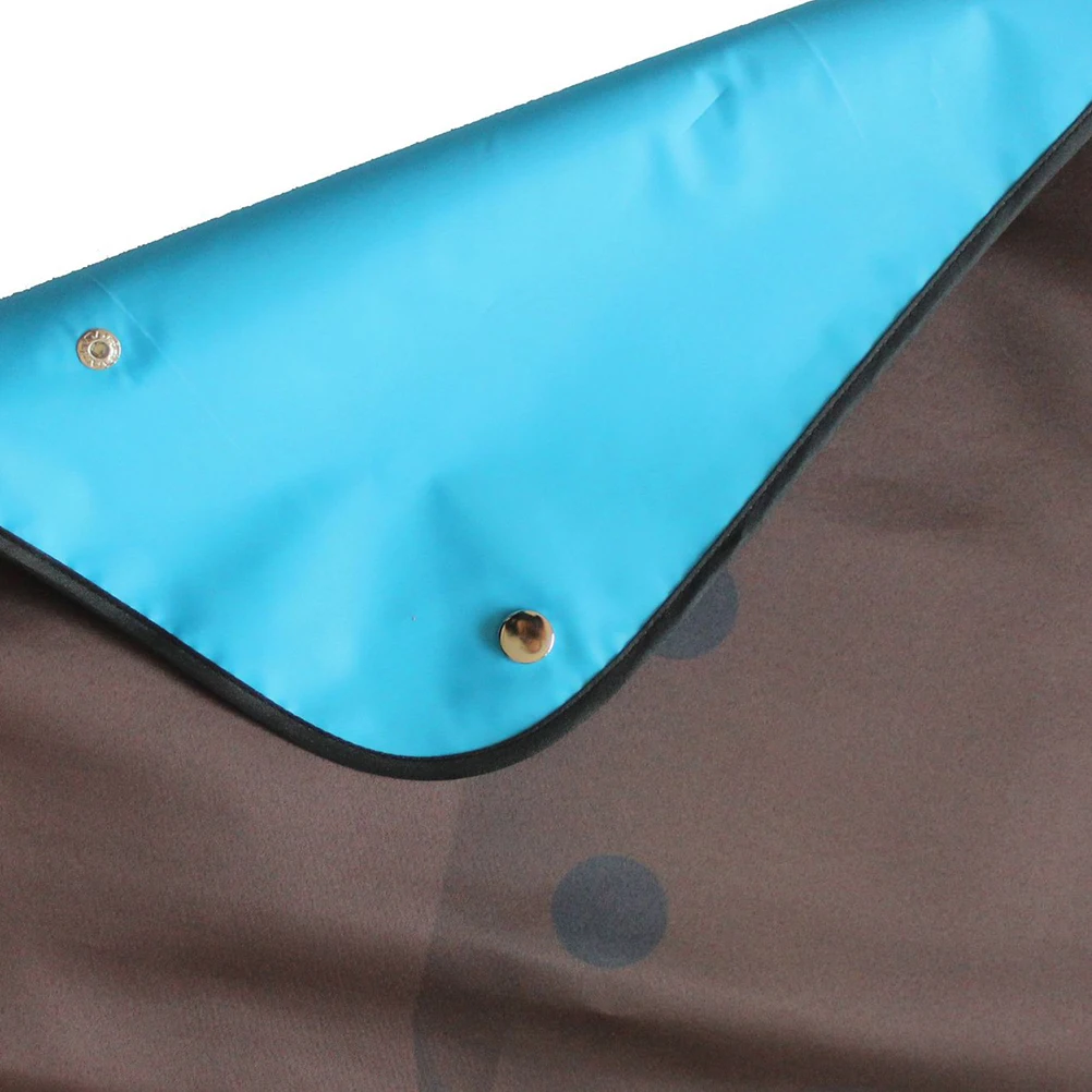 

Waterproof Adult Bibs Washable Clothes Protector Large Size Soft Durable Spill Stain Resistant Snap Closure Ideal
