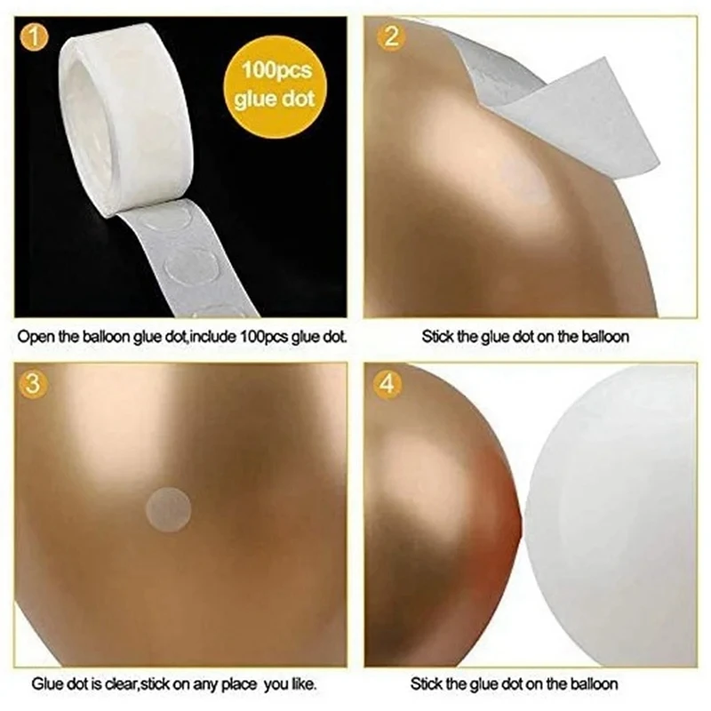 犬の足のプリントラテックスバルーンガーランドセット、耐久性のあるパーティー、使いやすい、赤、黄色、メタリック、青