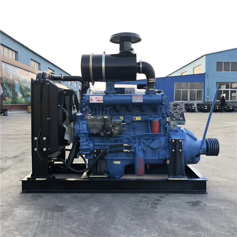Weichai Ricardo R6105AZP diesel engine 92kw 115kva 125Hp 1500rmp 6 cylinder water cooled engine diesel with clutch