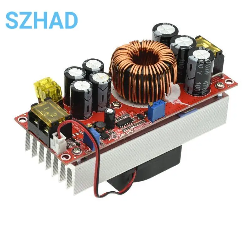 1800W 40A DC-DC Boost Converter Step Up Power Supply Module 10-60V To 12-90V Adjustable Voltage Charger