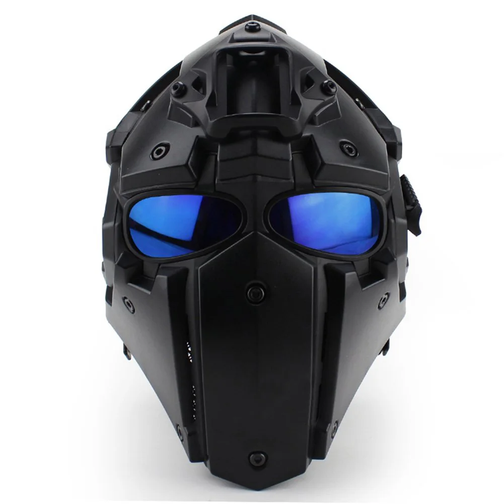 Tactical Outdoor Full Face Goggles Helmet Used for/Airsoft/Paintball Shooting/Movie Props/CS