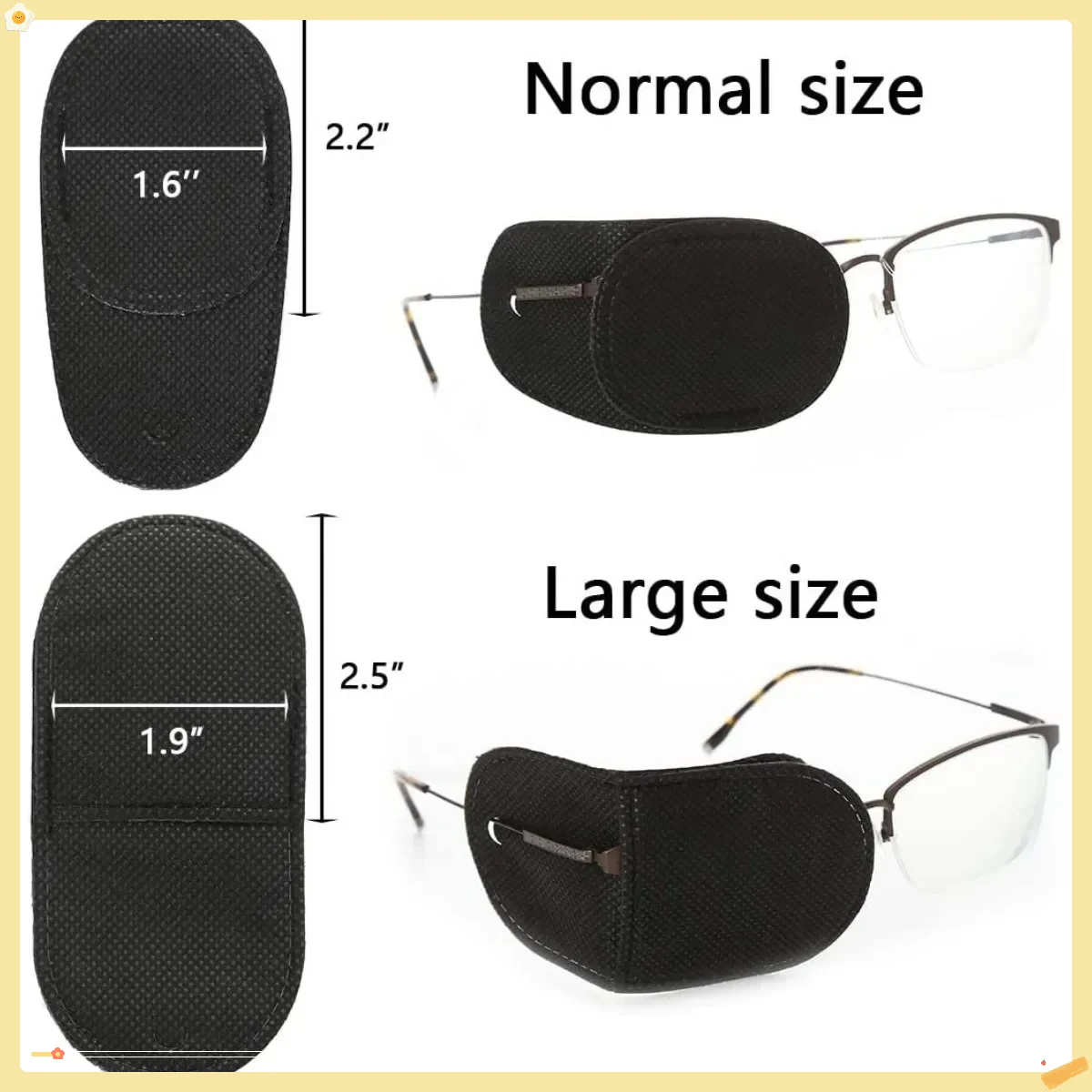 Parches suaves para ojos perezosos, tratamiento de estrabismo de ambliopía transpirable para ojos izquierdo y derecho, niños adultos