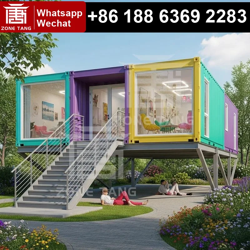 Personal Office Ecological Garden House Prefab Homes For Sale Temperature Control Container Home Solar Ready Safe Mobile House
