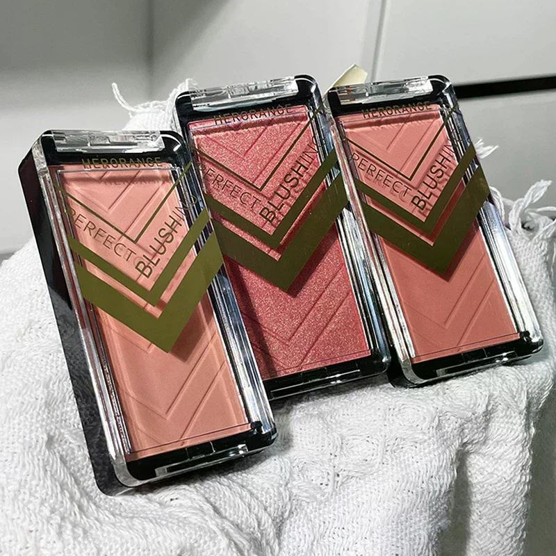 Menina blush pêssego maquiagem blush paleta bochecha nude marrom contorno blush cosméticos coreano natural rouge bochecha matiz blush 6 cores