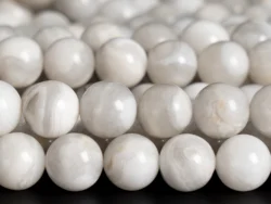 Natural stone White Crazy Lace Agate Beads Grad AAA Gemstone Loose Beads Round shape Size Options 4/6/8/10mm for Jewelry Making
