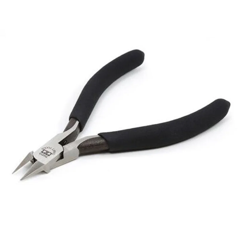 Tamiya 74123 Classic Sharp Pointed Side Pliers for Model Building Tools Side Cutter for Plastic Model Hobby DIY Tools