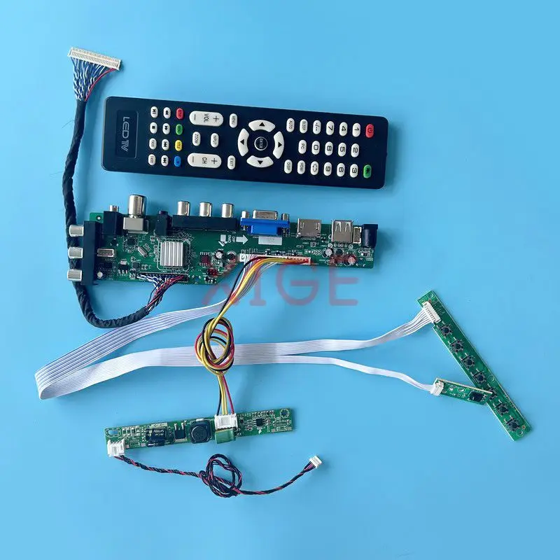 

LCD Driver Controller Board Fit M238HAN01 M238HVN01 Digital Signal DVB 30Pin LVDS AV+USB+DHMI+VGA Screen Kit DIY 1920*1080 23.8"