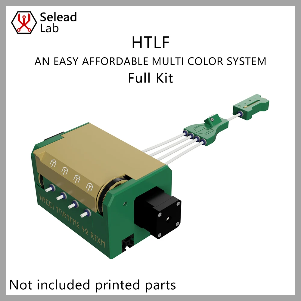 Seleadlab HTLF Full Kit Happy Turtle Lettuce Feeder Small BoxTurtle An Easy Affordable Multi Color System For 3D Printer Voron