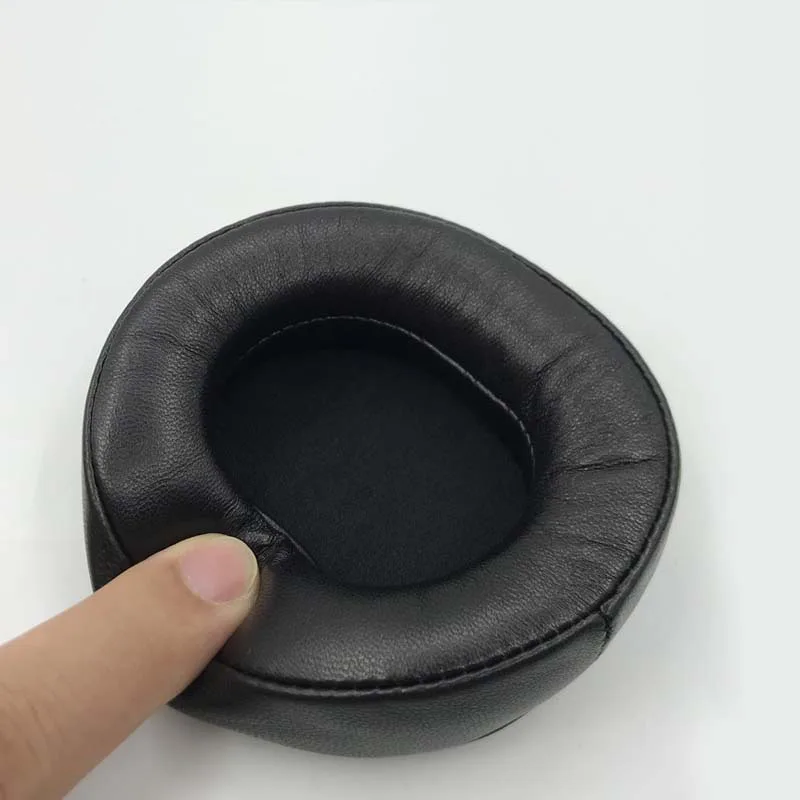 1Pair Universal Oval Ear Pads For Headphones Covers Sponge Leather Foam Cushion 60*70 60*80 65*85 70*90 75*95 80*100 100*120
