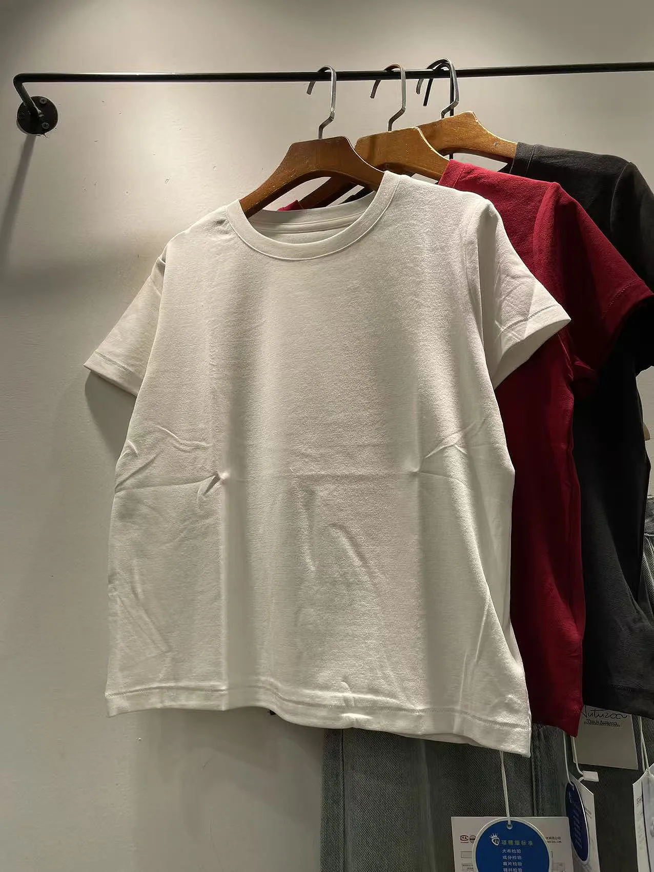 

Summer Women's Casual Loose Fit round Neck Overhead Short Sleeve T-Shirt Comfortable Elastic Cotton Basic Color Top
