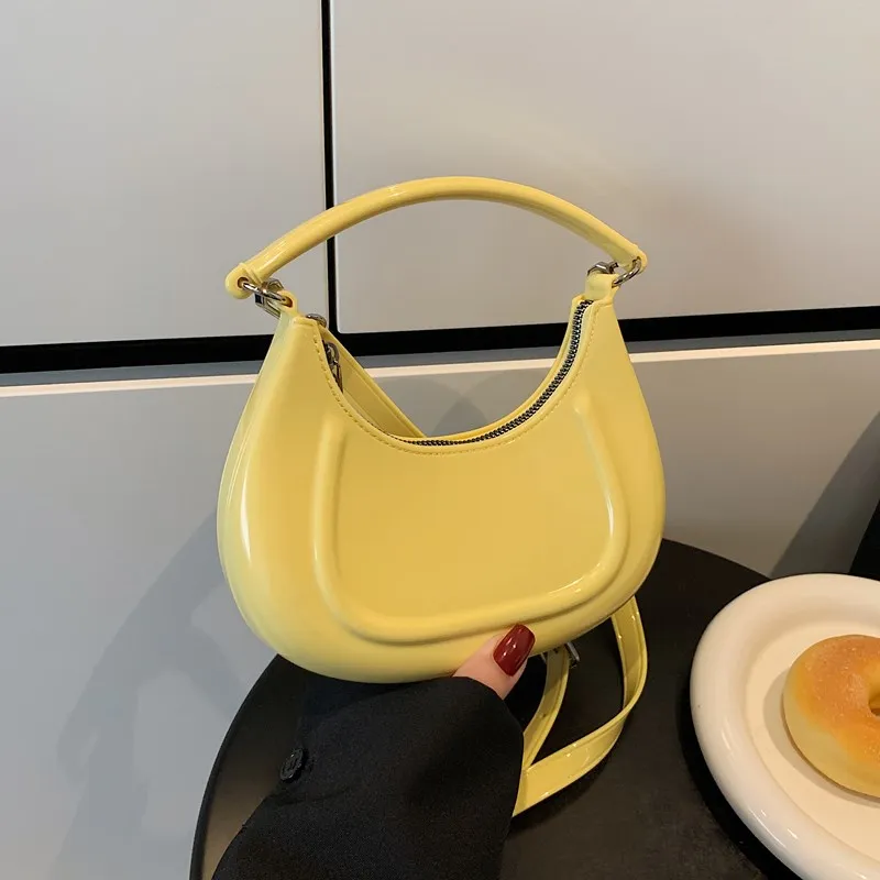

Light Luxury Women Crossbody Bags Summer Trend Simple Candy Color Single Shoulder Bag 2025 Fashion Versatile Female Handbags