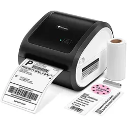 Phomemo Label Printer Thermal Shipping Label Printer D520 4x6 Label Printer for Shipping Package Barcode Mailing Address Postage