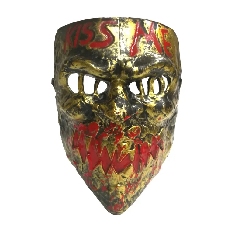Graffiti töten mich Maske Smiley-Maske menschliche Entfernung Plan Maske alte Männer und Frauen küssen mich Maske Halloween-Maske Voll gesicht Cosplay-Maske – Detail 22