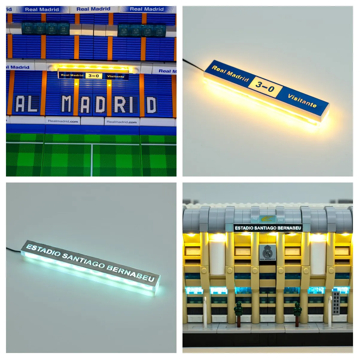 LED Light สำหรับ Creator Expert 10299 Real Madrid - Santiago Bernabéu Stadium รุ่นบล็อกตัวต่อเท่านั้นชุดไฟถ่ายภาพไม่มีชุด