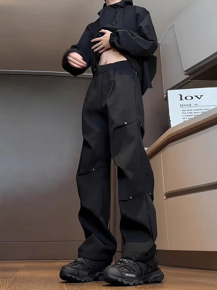 

Мужские брюки Softshell Rivet Workwear: Весенне-осенние, ветрозащитные, водонепроницаемые, для активного отдыха, прямого кроя, повседневные